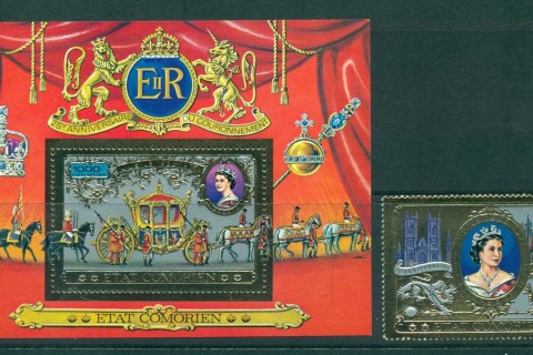 Comoro Is 1978 QEII Coronation 25th Anniversary  500f + MS