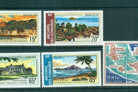 Comoro Is 1971 Views Airmail