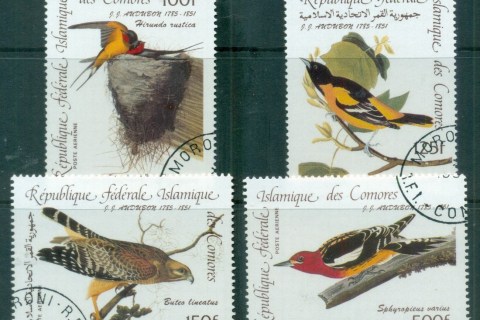 Comoro-Is-1985-Audubon-Birds-CTO