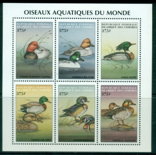 Comoro-Is-1999-Birds-from-around-the-World-Ducks-MS-MUH