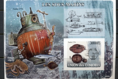 Comoro-Is-2008-Vintage-Submarines-MS-IMPERF-MUH_1
