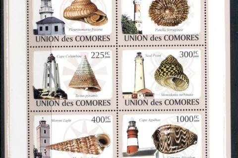Comoro-Is-2009-Lighthouses-Sea-Shells-MS-IMPERF-MUH_1