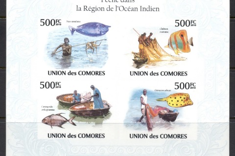 Comoro-Is-2010-Fish-Fishing-in-the-Indian-Ocean-Region-MS-IMPERF-MUH