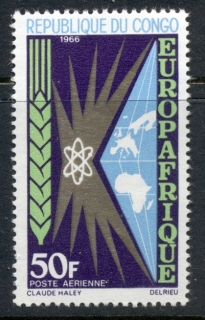 Congo-PR-1966 Europ Afrique