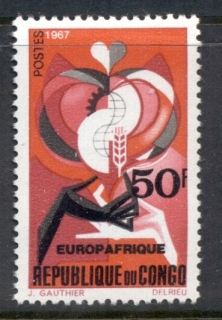 Congo-PR-1967 Europ Afrique