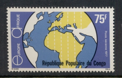 Congo-PR-1977 Europ Afrique