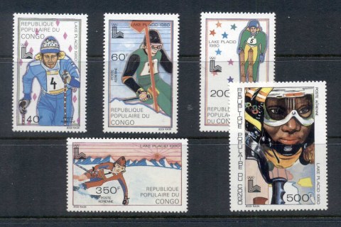 Congo-PR-1979 Winter Olympics Lake Placid