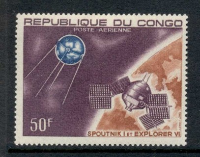 Congo-PR-1967 Spacecraft Sputnik 1 50f