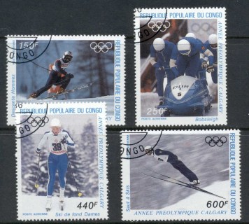 Congo-PR-1986 Pre Winter Olympics Calgary