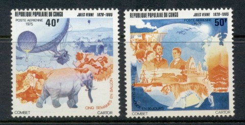 Congo-PR-1975 Jules Verne