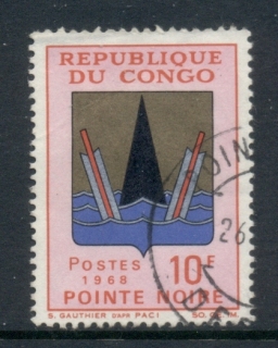 Congo-PR-1968 Arms of Pointe Noir