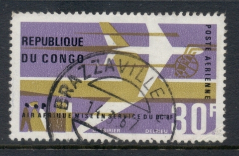 Congo-PR-1964-Air Afrique