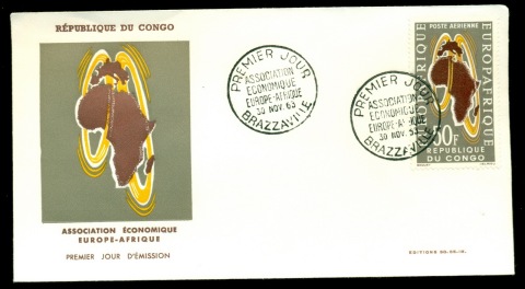 Congo-PR-1963 Europ Afrique FDC