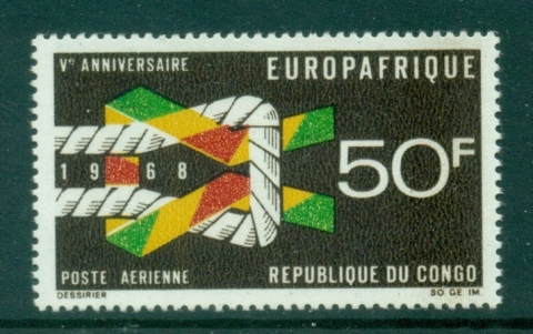 Congo-PR-1968 Europ Afrique