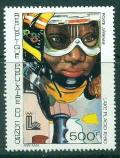 Congo-PR-1980 500f Winter Olympics