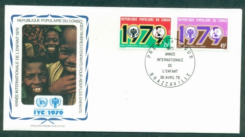 Congo-PR-1979 IYC International Year of the Child FDC