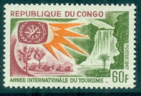 Congo-PR-1967 Intl. Tourist Year