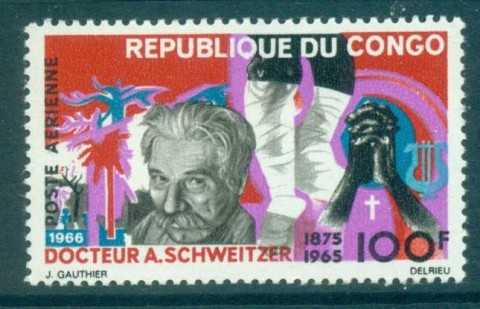 Congo-PR-1966 Albert Schweitzer