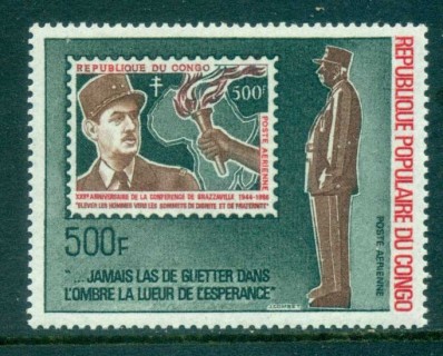 Congo-PR-1971 Charles de Gaulle