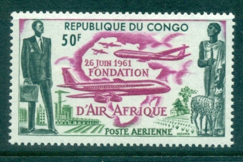 Congo-PR-1961 Air Afrique