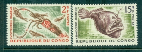 Congo-PR-1964 Marine Life Fish