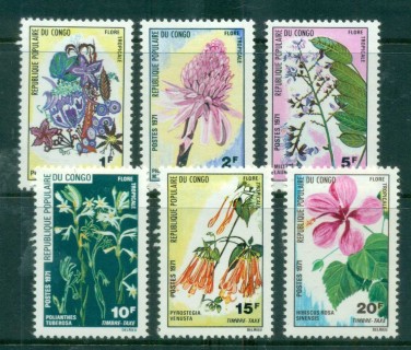 Congo-PR-1971 Postage Dues, Flowers