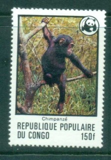 Congo-PR-1978 WWF Chimpanzee 150f