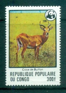 Congo-PR-1978 WWF Buffon\'s Kob 300f