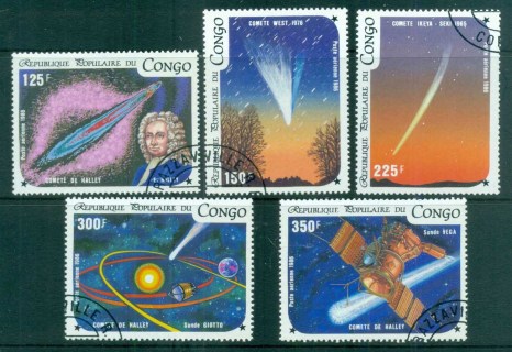 Congo-PR-1976 Halley\'s Comet