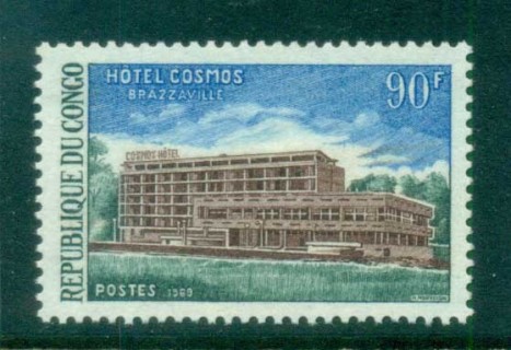 Congo-PR-1970 Hotel Cosmos Brazzaville