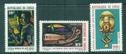 Congo-PR-1966 Intl. Negro Arts Festival