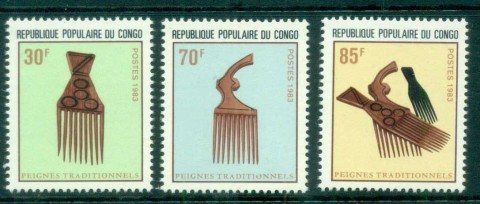 Congo-PR-1983 Traditional Combs