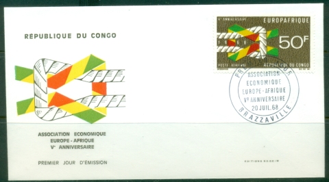 Congo-1968-Europ-Afrique-FDC