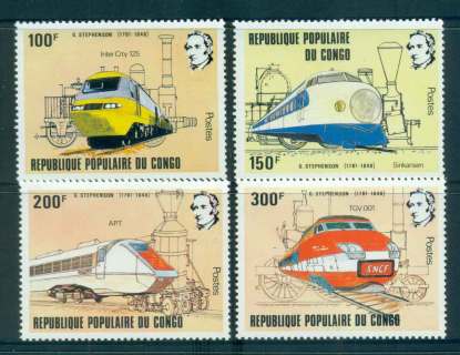 Congo-PR-1982-Trains-MUH-lot51950