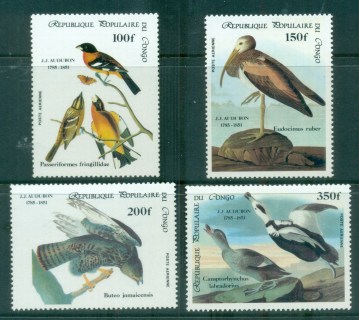 Congo-PR-1985-Audubon-Birds-MUH