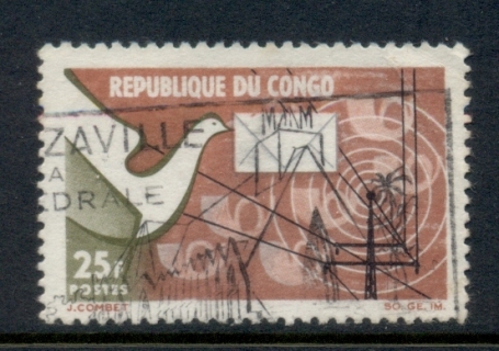 Congo-PR-1965 National Posts Administration