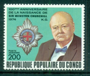 Congo-PR-1974 Winston Churchill, Order of the Garter