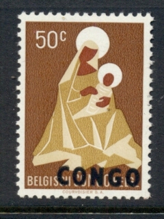 Congo-DR-1960 Xmas Madonna & Child Opts