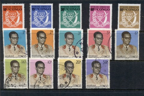 Congo-DR-1969 Congo Arme & Pres. Mobutu