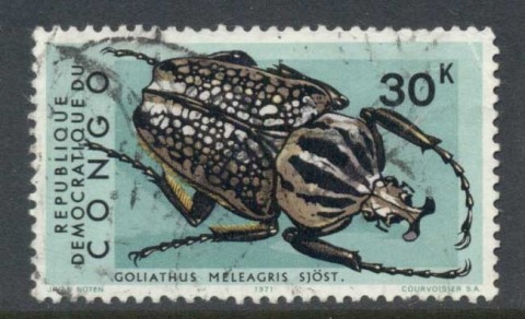 Congo-DR-1971 Insect Beetle 30k