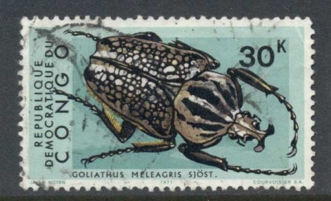 Congo DR 1971 Insect Beetle 30k