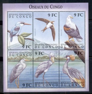 Congo-DR-2010 Birds MS