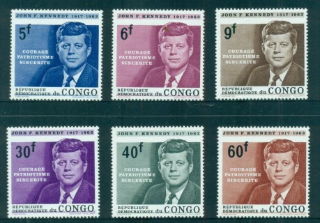 Congo-DR-1964 JFK Kennedy