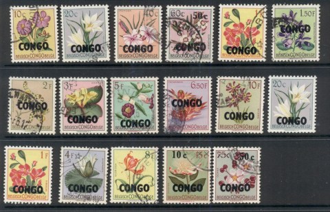 Congo-DR-1960-Flowers-Asst-Opts-FU