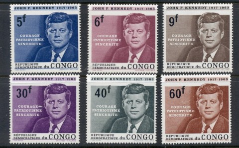 Congo-DR-1964-JFK-Kennedy-MUH