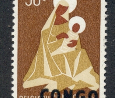 Congo-DR-1960 Xmas Madonna & Child Opts