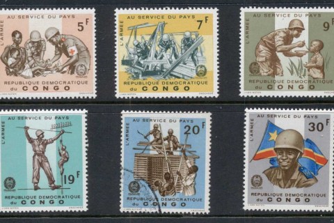 Congo-DR-1965 Army Servicing the Country