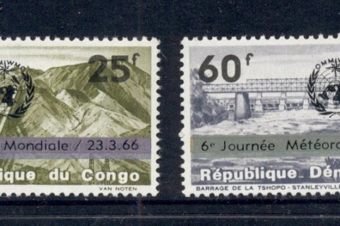 Congo-DR-1966 World Meterological Day