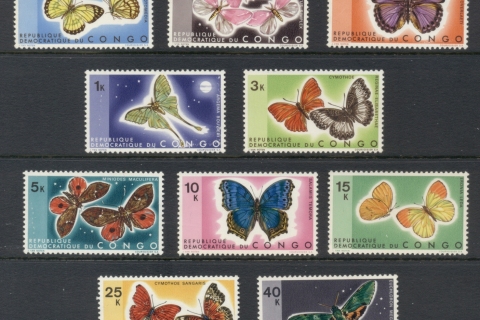 Congo-DR-1971 Insects, Butterflies & Moths