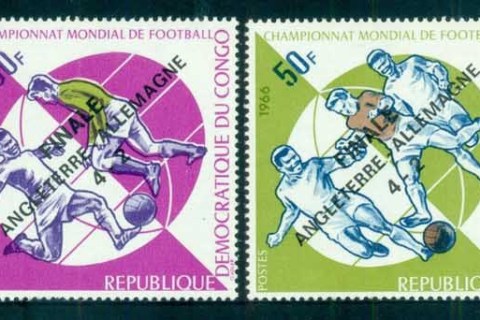 Congo-DR-1966 World Cup Soccer Black Opt Final Angleterre-Allemagne